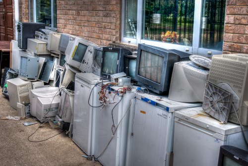 Various rubbish removal services being performed